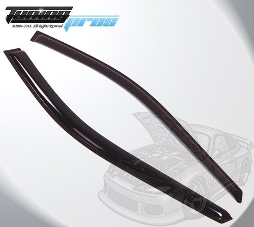 Pour Dodge Caravan 1996-2007 Fumée Out-Channel Fenêtre Pluie Gardes Visière 2pcs - Photo 2 sur 4