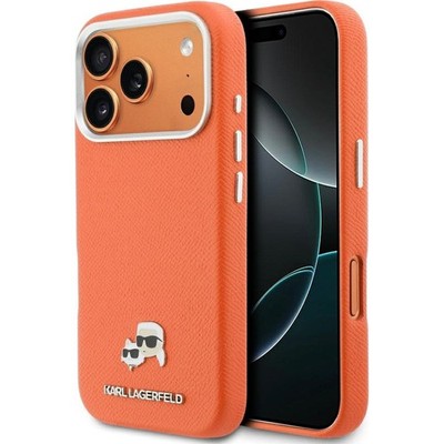 Handyhülle für iPhone 17 Pro Max Karl Lagerfeld Case Cover Schutzhülle Orange
