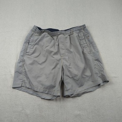 Birddogs Shorts Mens XL Gray Classic Lined Athletic Gym Swim Stretch Zip Pocket