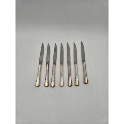 Holmes & Edwards May Queen 7 Silverplate Steak Knives Set International Silver
