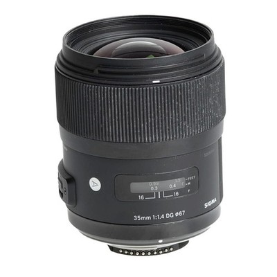 Sigma 35mm F1.4 DG HSM Art für Nikon F-Mount gebraucht Zustand: Akzeptabel