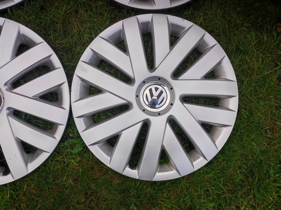 Original VW 16 Zoll Radkappen Golf 5 6 Caddy 1 K 0 601 147 H - Bild 2 von 4