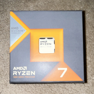 AMD Ryzen 7 7800X3D 8-Core Processor, Socket AM5, 5.0GHz, 104MB L3 Cache