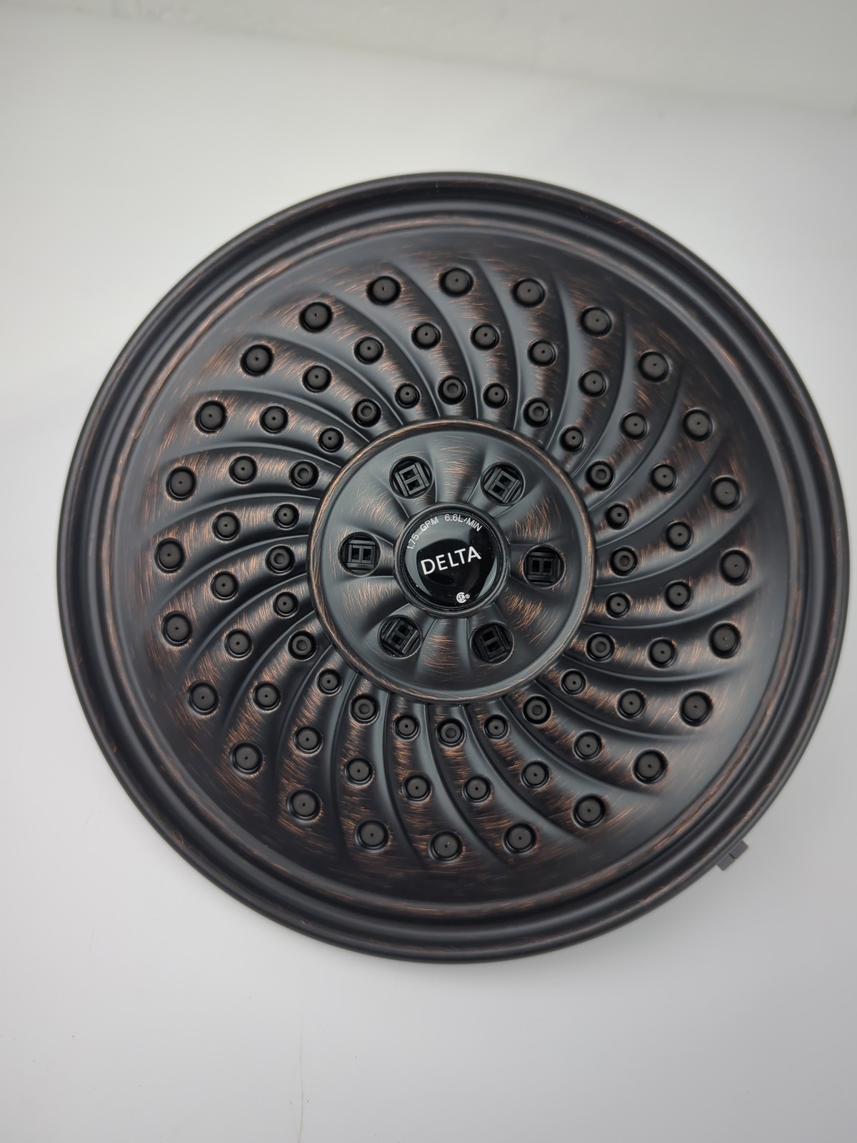 Delta 52687-RB 3-Spray Touch-Clean H2Okinetic Shower Head, V