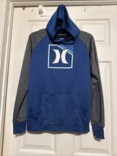Hurley Youth Pullover Hoodie Size XL 18/20, Blue. New With Out Tags H20 Dir