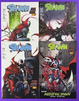 SPAWN 302 303 304 305 (IMAGE 2019) HELL HUNT PT 1-4 SET | 1ST FULL SHE-SPAWN NM