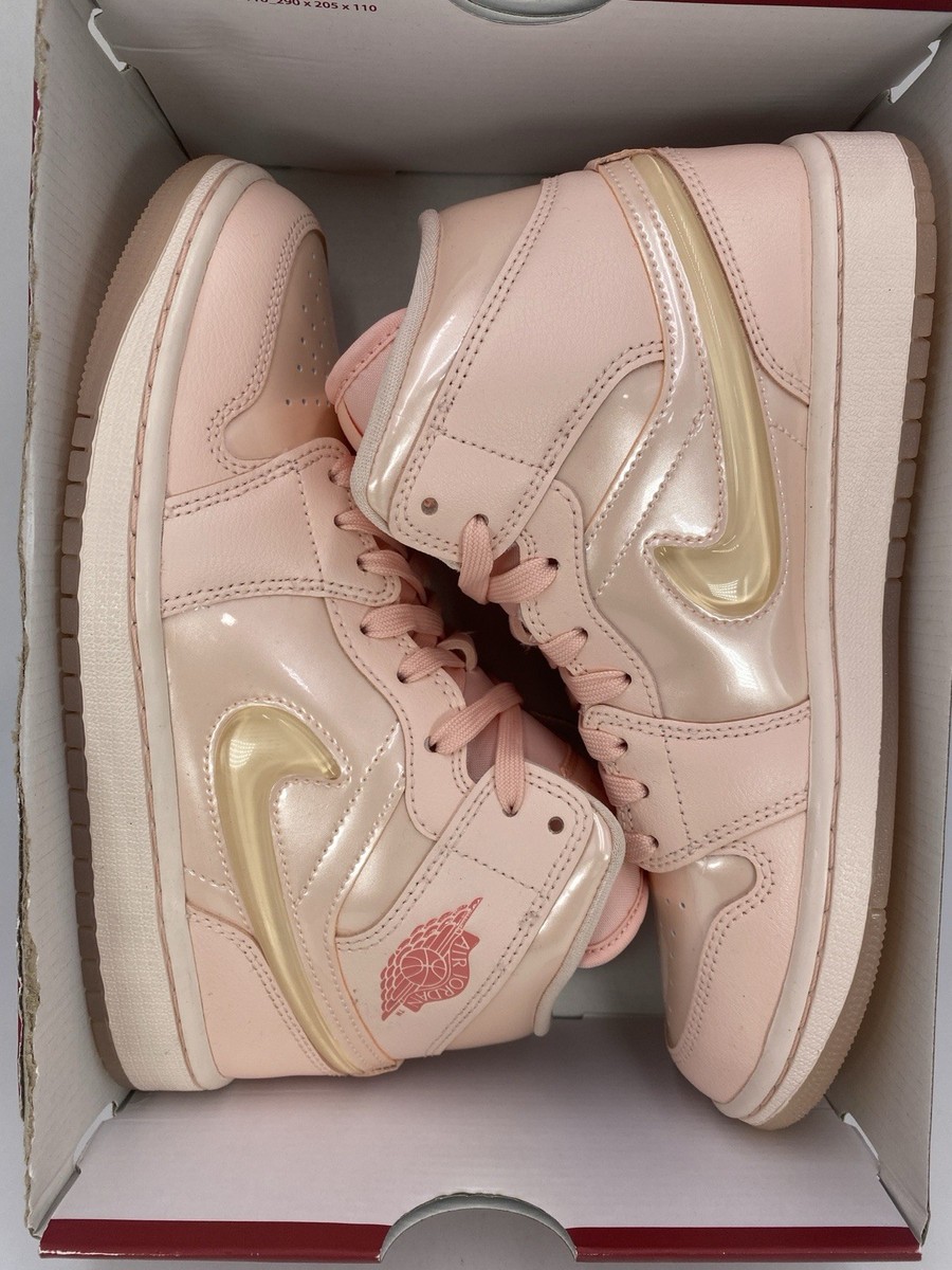 Nike Wmns Air Jordan 1 Mid SE Washed Coral Pink Salt (HF3173 600