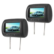 car tv for Back seat, 2pcs 7 in Control Headrest LCD Video Monitor MP5 Displa...