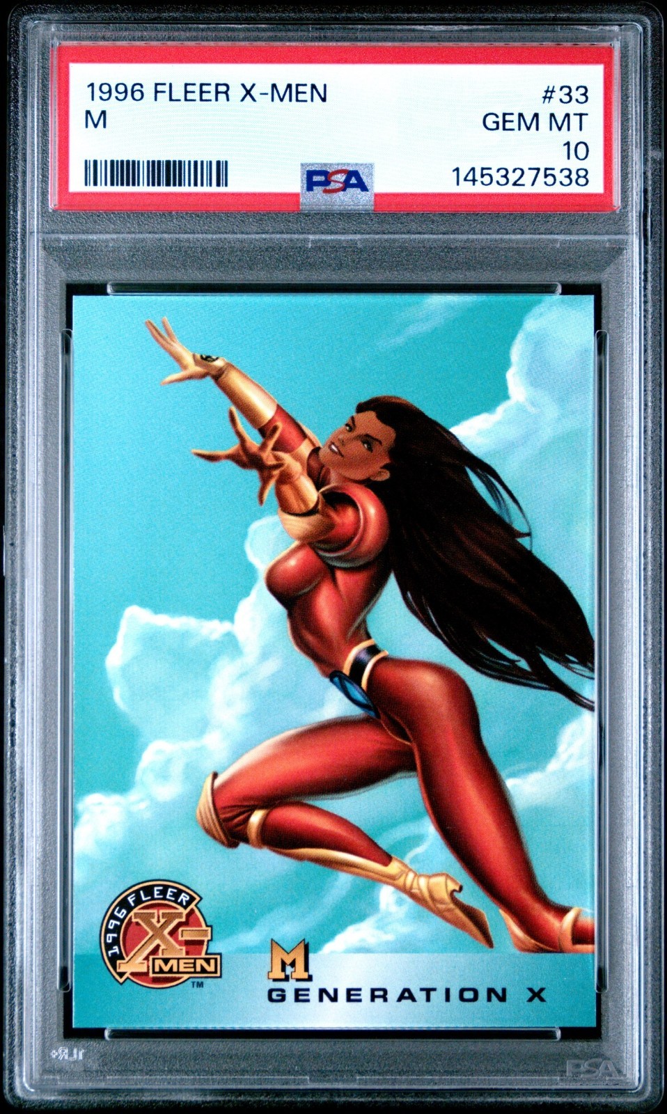 1996 Fleer X-Men M #33 PSA 10 (Walmart Packs)