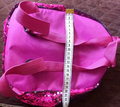 Kleiner Mini Rucksack mit Pailletten . - Bild 9 von 16