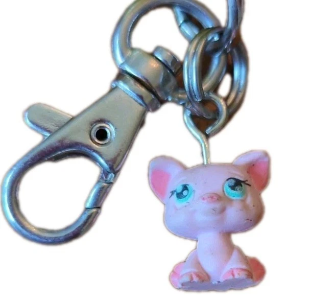 Juego de llavero Super Life Enjoy Tamagotchi Plus Volantes Rosa Littlest Pet Shop Foto 3 de 4