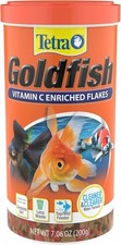 Tetra Goldfish Flakes, Nutritionally Balanced Diet For Aquarium Fish 7.06 oz