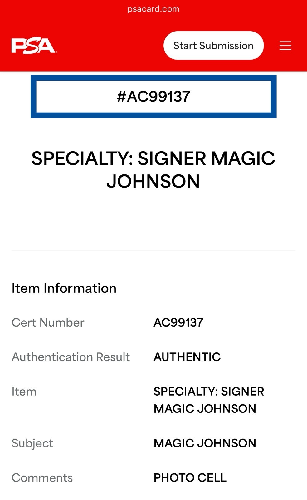 Magic Johnson Autograph PSA Custom Los Angeles Lakers Bugs Bunny Picture view 4