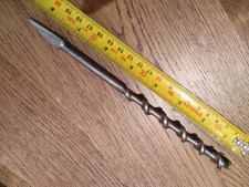 VINTAGE Wm RIDGWAY POWER SHEFFIELD MADE IN ENGLAND AUGER BIT #8 woodboring