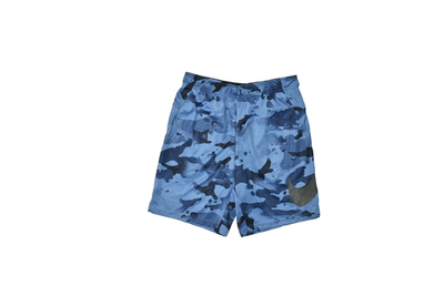 blue camo nike shorts