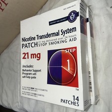 Rugby Clear Nicotine Patch System 25 patches total