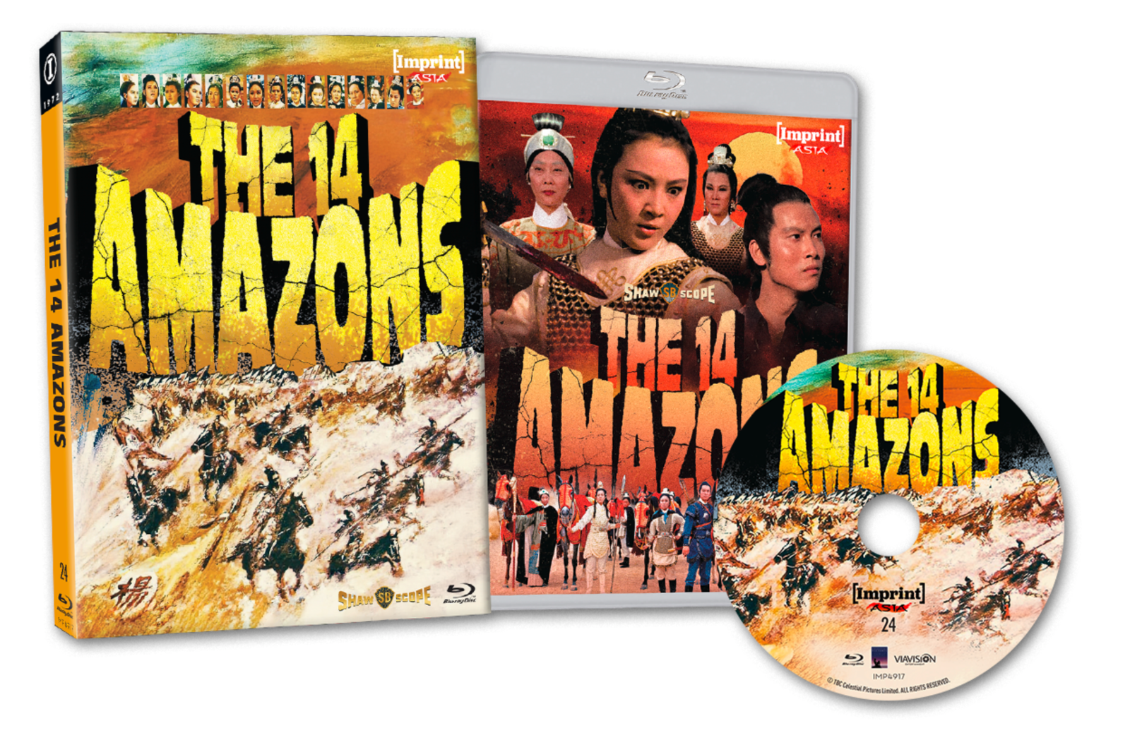 The 14 Amazons - Blu-Ray Imprint Asia Limited Edition W/Slipcover New