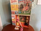 Vintage Miss Barbie Doll In Box With Lawn Swing & Planter #1060