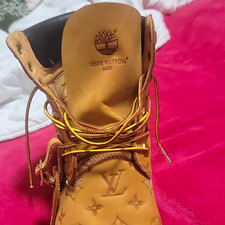 Louis Vuitton Men s Tan Monogram Lace-Up Ankl...
