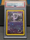 2003 POKEMON BEST OF GAME PROMO WINNER #8 ROCKET'S MEWTWO-REVERSE FOIL PSA 7