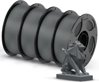 3D Drucker Filament 1,75mm PETG Grau 4kg Robust Geringe Verzugneigung
