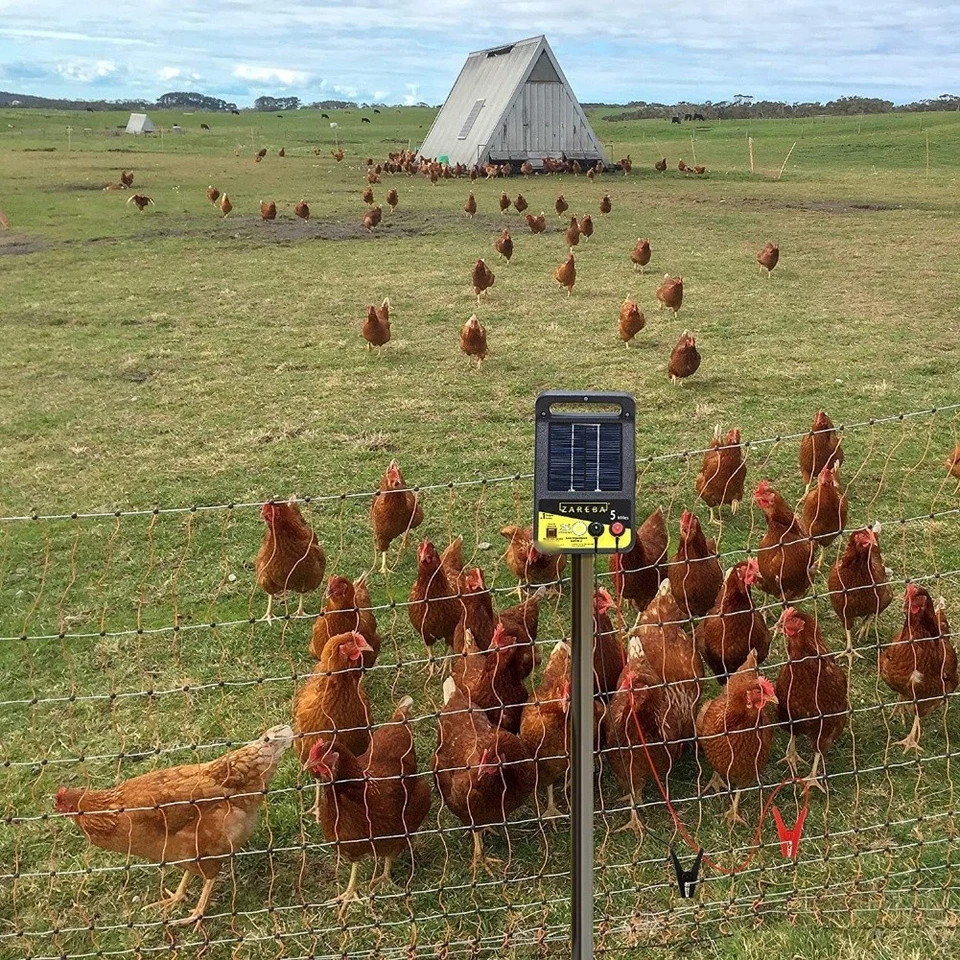 Solar Zaun Ladegerät Viehschutz Kunststoff Isolierung Erdungsclip - Bild 4 von 4