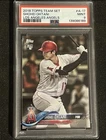 2018 TOPPS SHOHEI OHTANI PSA 9 Rookie Angels Team Set A-17 Hitting Image