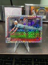 2025 Topps Chrome X-Fractor CJ Abrams #176 Nationals