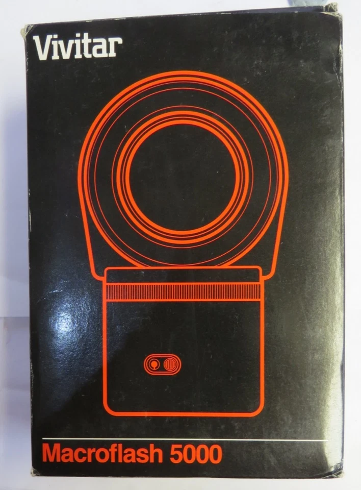 Vivitar Macroflash 5000 Ring Light/Macro Flash with BOX & Accessories VGC - Image 3 of 4