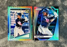 Braylon Payne 2025 Donruss Rated Prospect Liberty Holo & Prizm Silver Variation