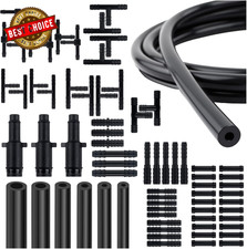 6PCS 5Ft Silicone Vacuum Hose Kit with 64PCS Connectors 100Psi Vacuum.....