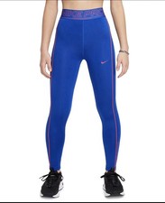 Nike Pro Leggins Girls Tight Fit Size L Full Length