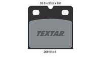 Textar 2061005 Bremsbelagsatz, Scheibenfeststellbremse FüR Aston Martin Audi