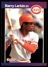 Barry Larkin 1989 Donruss #257 Reds MLB READ FREE SHIPPING AutographDen