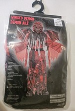 Disfraz Demonio Alado Halloween Scary Niños Talla Mediana 8-10 NUEVO