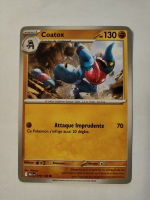 Pokemon Karte - Coatox 079/132 - Mega Evolution ME01