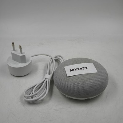 Google Nest Mini (2. Generation) H2C Smart Speaker Weiß   Funktioniert