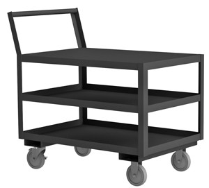 Durham LDO-3060-3-95, Low Deck Service Truck, 3 Shelves, 1.2K Cap. 30''x62''x37.5''