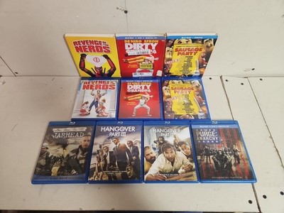 Blu-ray Lot 7 Titles Different Genres All Rated R