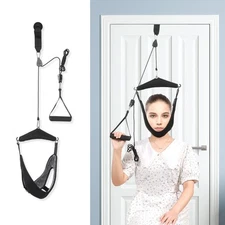 Cervical Neck Traction Device for Pain Relief and Physical Therapy
