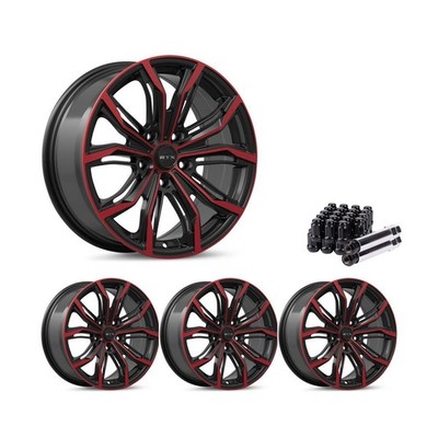 Set of 4 18'' Red Alloy Wheel Rims 5x114.3 fits Chrysler Intrepid, RTX7I 5Lug