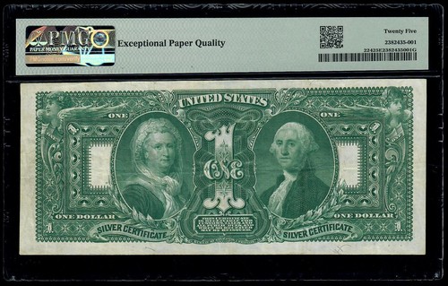 $1 1896 Silver Certificate Educational Fr# 224 PMG 25 Very Fine - Picture 2 of 3