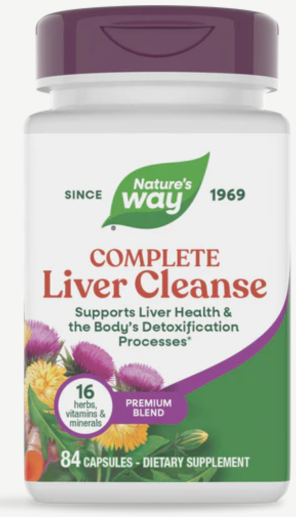 Nature's Way Complete Liver Cleanse, Supports Liver Health, 84 Capsules ...