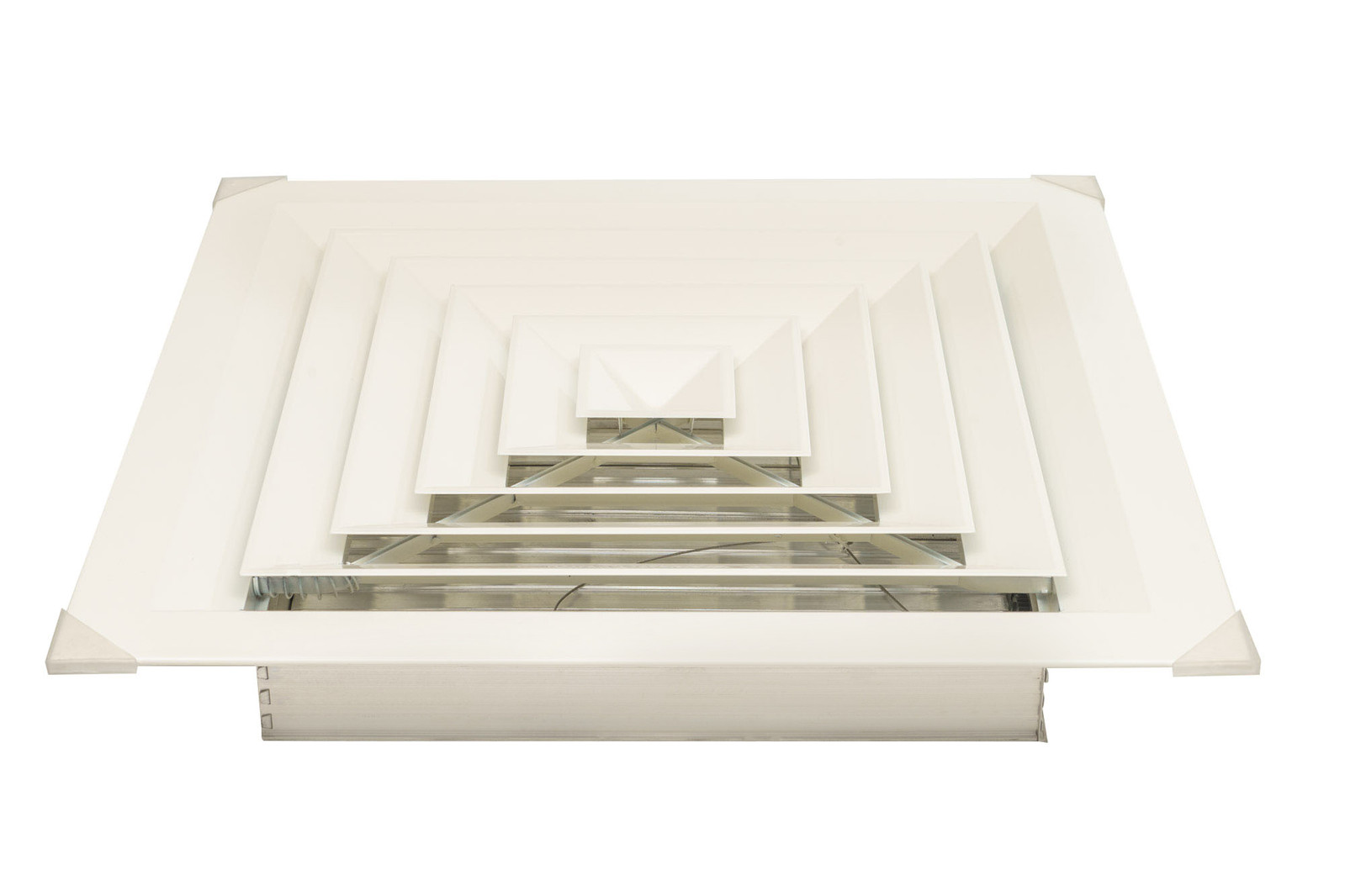 4 Way Diffuser With Damper 150mm (6"") Diameter - White