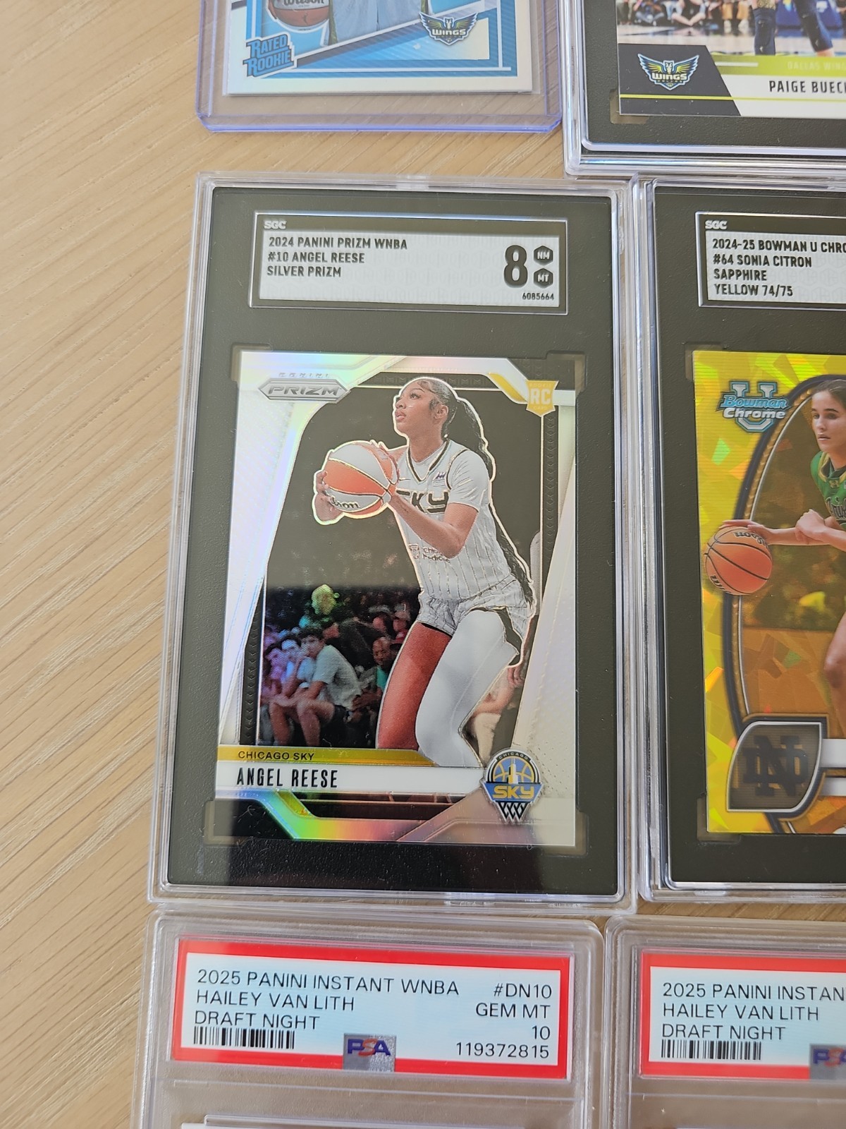 Massive WNBA LOT CAITLIN CLARK PAIGE BUECKERS CITRON BRINK AJA SOPHIE PSA10 view 6