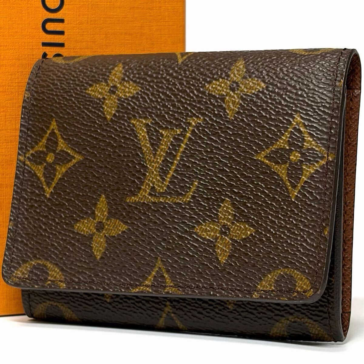 Louis Vuitton Monogram Enveloppe Card Holder Business Card Case Wallet M62920