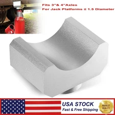 for 3" & 4" Axles Jack Axle Adapter Lifting Saddle|Bottle Jack & Floor Jack