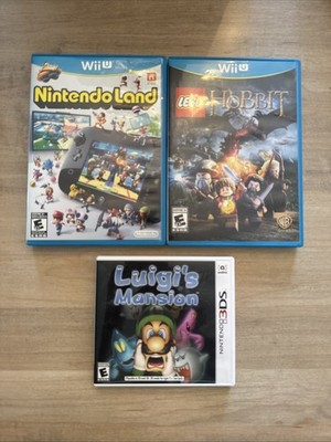 Luigi s Mansion (Nintendo 3ds, 2018) + 2 Bonus Wii U Games!