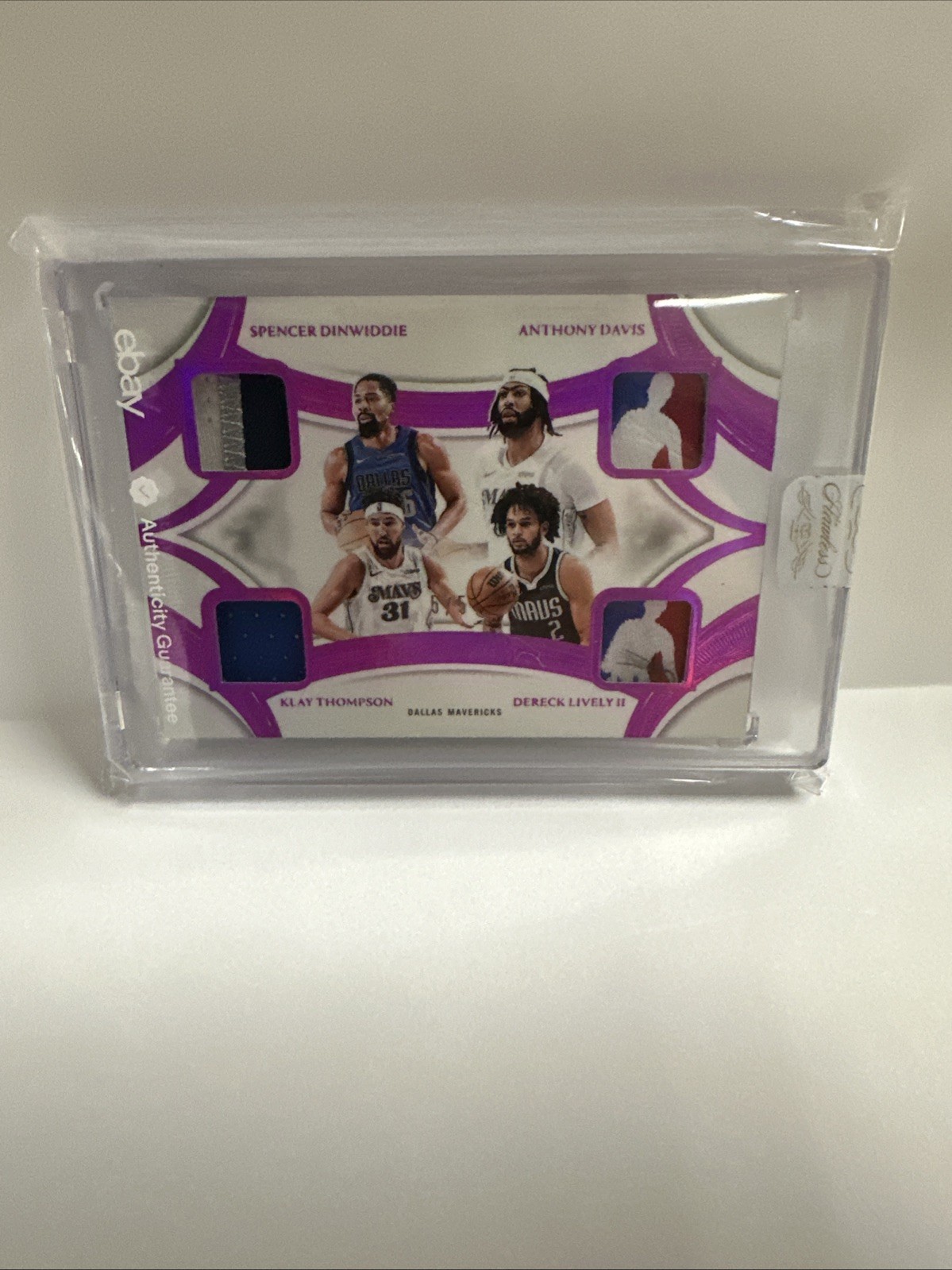 🔥2024-25 Panini Flawless Quad Patches_Mavs_ #QP-DAL (Dual Logo Man Patches) 5/5