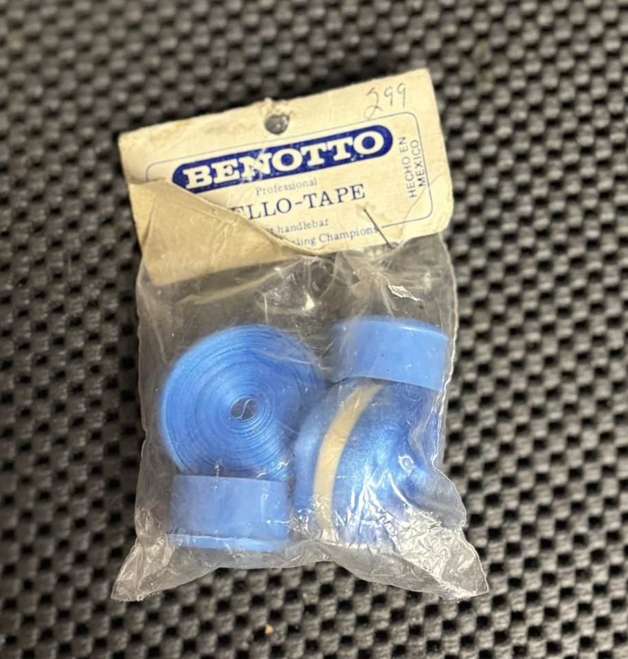 NOS Vintage Benotto Cello-Tape Smooth - Blue and White - Image 4 of 4